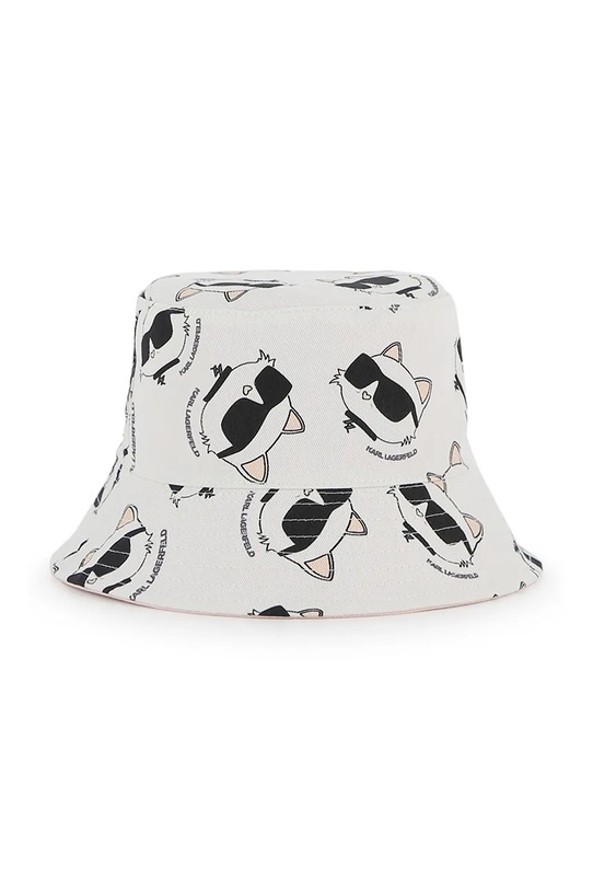 Detský obojstranný klobúk Karl Lagerfeld ružová Z31207