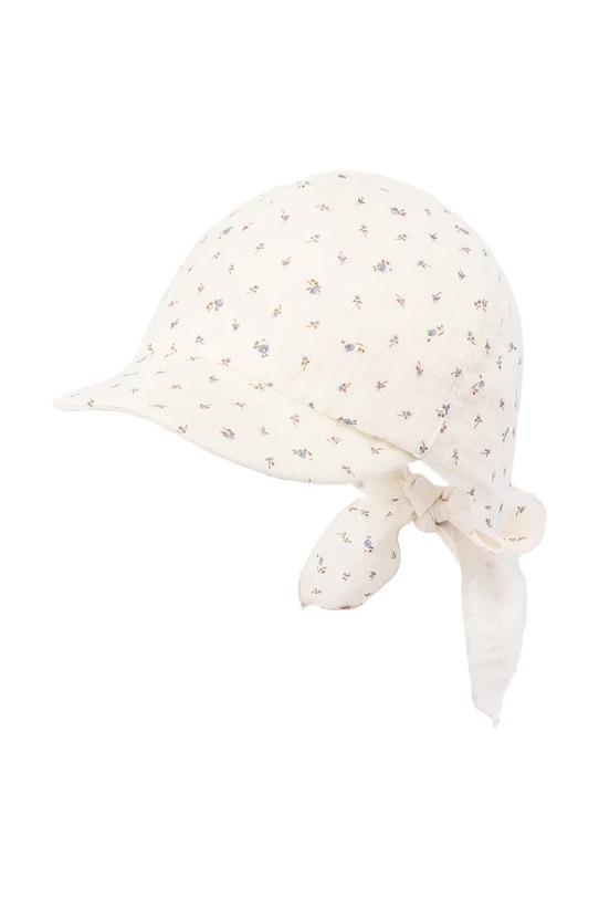 Jamiks czapka z daszkiem dziecięca bawełniana BINI BINI.or.Nak.gl.JLI118.G beżowy SS26