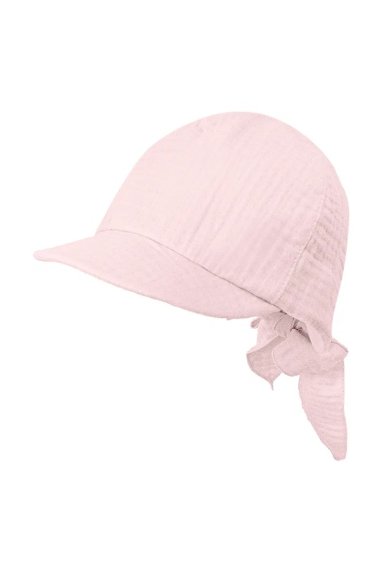 Jamiks čiapka so šiltom detská bavlnená BINI BINI.or.Nak.gl.JLI118.G ružová SS26
