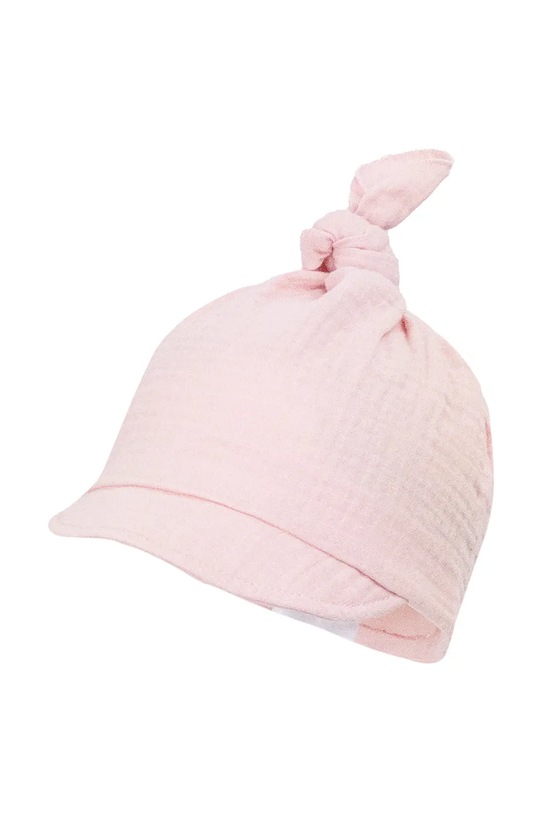 Jamiks czapka z daszkiem dziecięca bawełniana FIORELLO różowy FIORELLO.o.N.g.JLI103.G