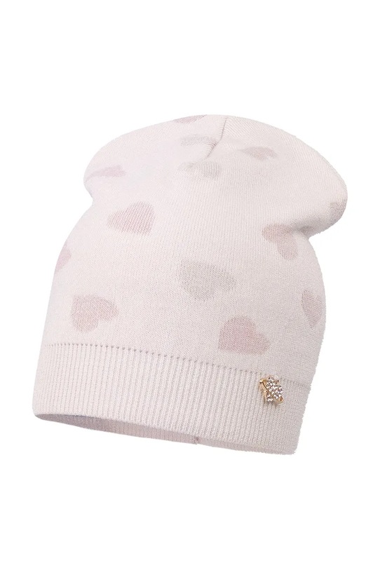 Jamiks czapka beanie dziecięca MILULI MILULI.Nak.glo.JWI027.G różowy SS26
