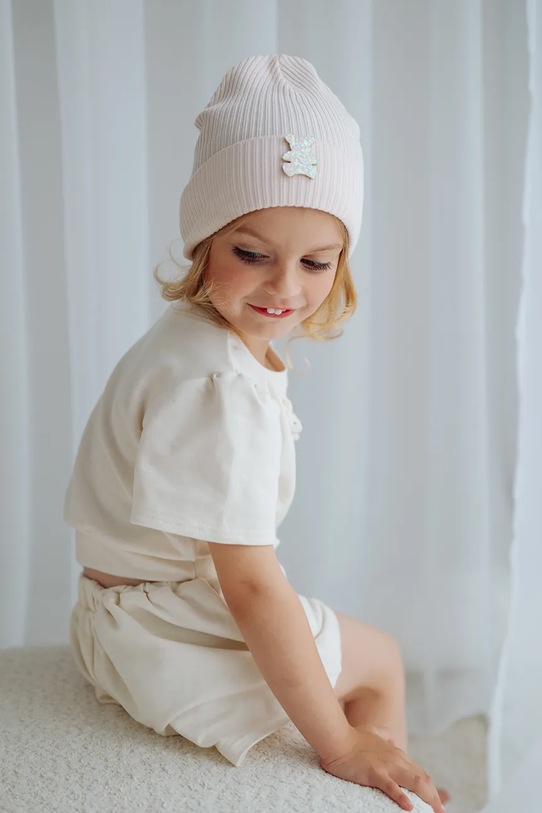 Jamiks czapka beanie dziecięca MINTTA MINTTA.Nak.glo.JWI025.G