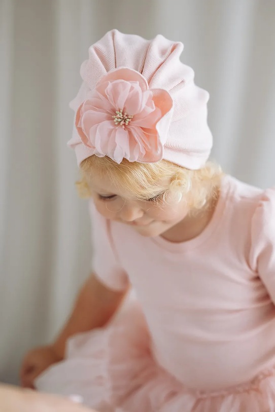 Dziewczynka Jamiks czapka dziecięca NINA NINA.Nakr.glow.JWI108.G różowy