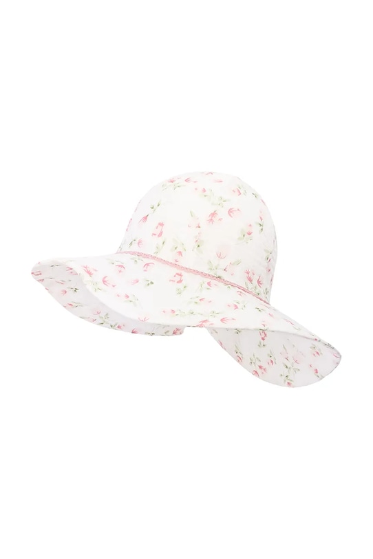 Jamiks kapelusz z szerokim rondem dziecięcy bawełniany NOKKA NOKKA.o.Na.glo.JLI102.G beżowy SS26