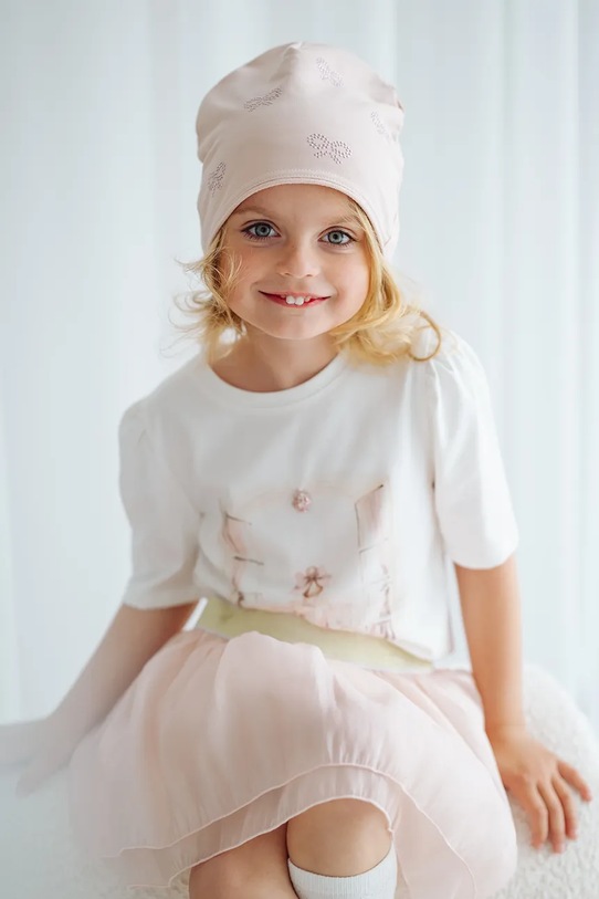 Jamiks czapka dziecięca OLKIDO OLKIDO.Nakr.gl.JWI116.G różowy