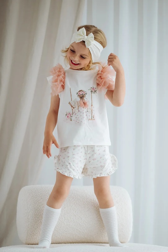 Jamiks opaska na głowę dziecięca bawełniana ROZILI ROZILI.Opaska.JWI106.G beżowy