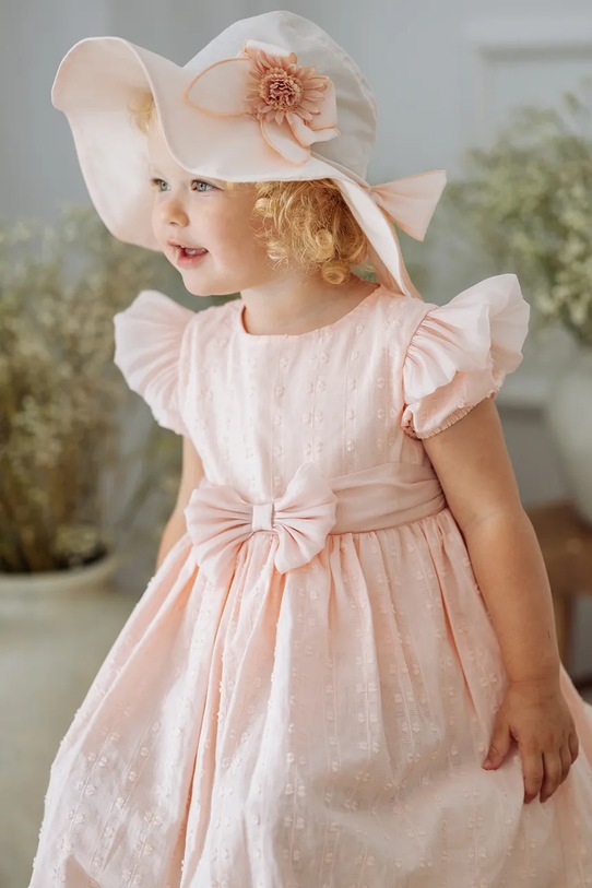 Jamiks kapelusz dziecięcy bawełniany SANDRA SANDRA.Nakr.gl.JLI068.G pomarańczowy