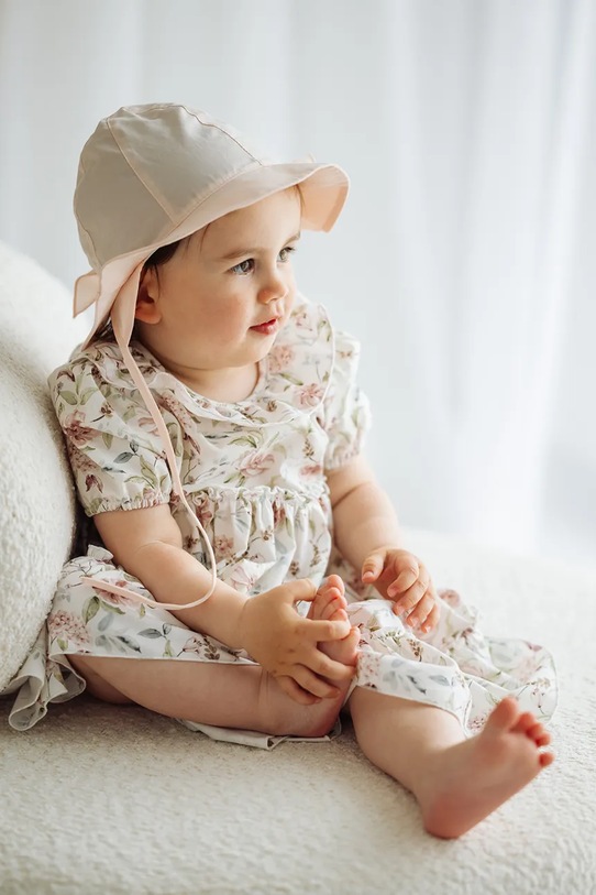 Jamiks kapelusz dziecięcy bawełniany SLOANE SLOANE.Nak.glo.JLI067.G różowy