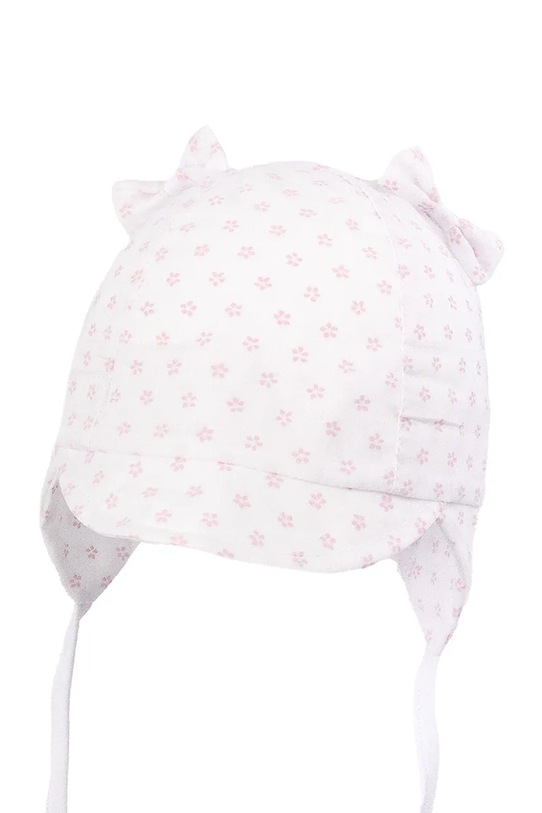 Jamiks czapka uszatka dziecięca bawełniana TORBEN biały TORBEN.o.Na.gl.JWI075.G