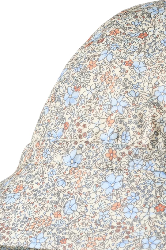 Dziewczynka Wheat kapelusz bawełniany dziecięcy 5980.223.GOTS niebieski