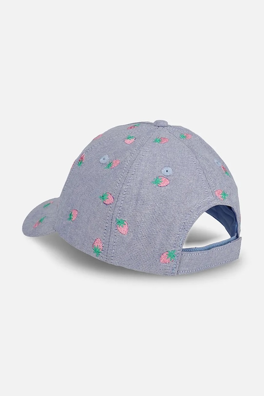 Coccodrillo čiapka so šiltom detská bavlnená WC6364204ALG modrá SS26