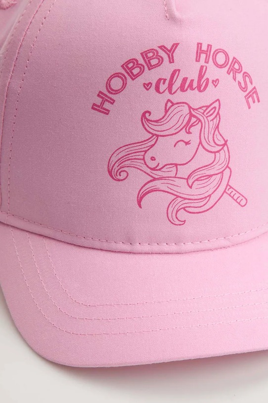 Dievča Coccodrillo čiapka so šiltom detská bavlnená WC6364208ALG ružová