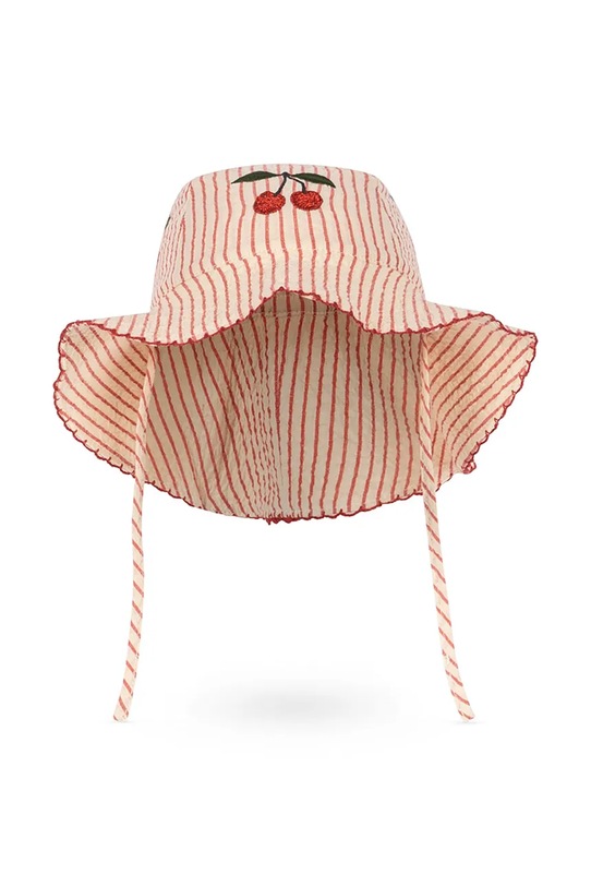 Konges Sløjd gyerek pamut kalap ELLIE SUN HAT GOTS KS105348.PPY2 bézs SS26