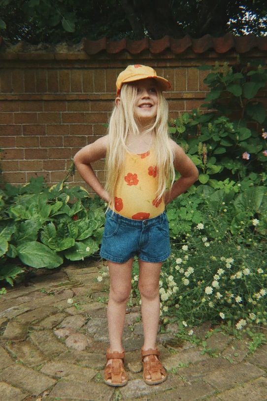 Konges Sløjd шапка с козирка за деца ABRIA BOW CAP GRS KS105241.PPY2