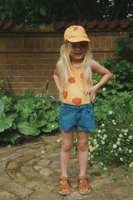 Konges Sløjd шапка с козирка за деца ABRIA BOW CAP GRS KS105241.PPY2