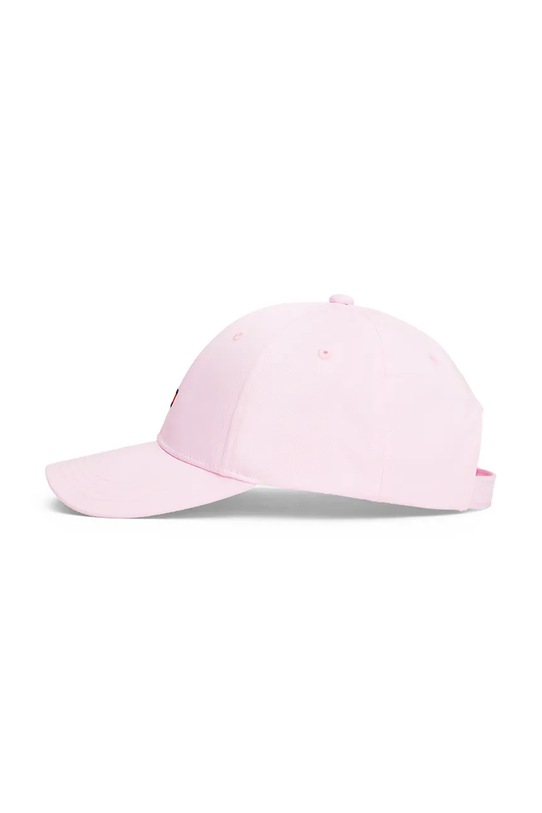 Tommy Hilfiger шапка с козирка детска памучна розов KA0KA00025.PPY2