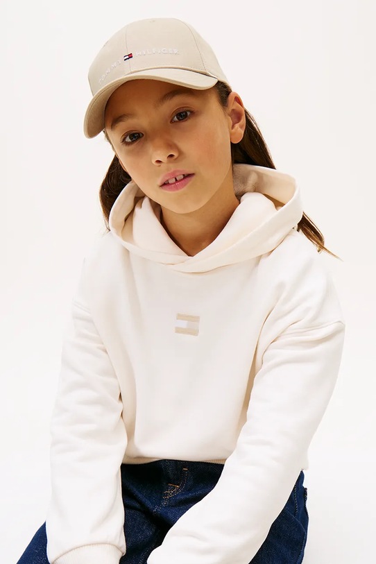 Bavlnená šiltovka Tommy Hilfiger KA0KA00032.PPY2 béžová