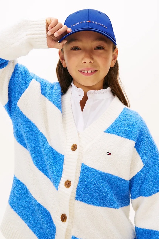 Bavlnená šiltovka Tommy Hilfiger KA0KA00032.PPY2 modrá