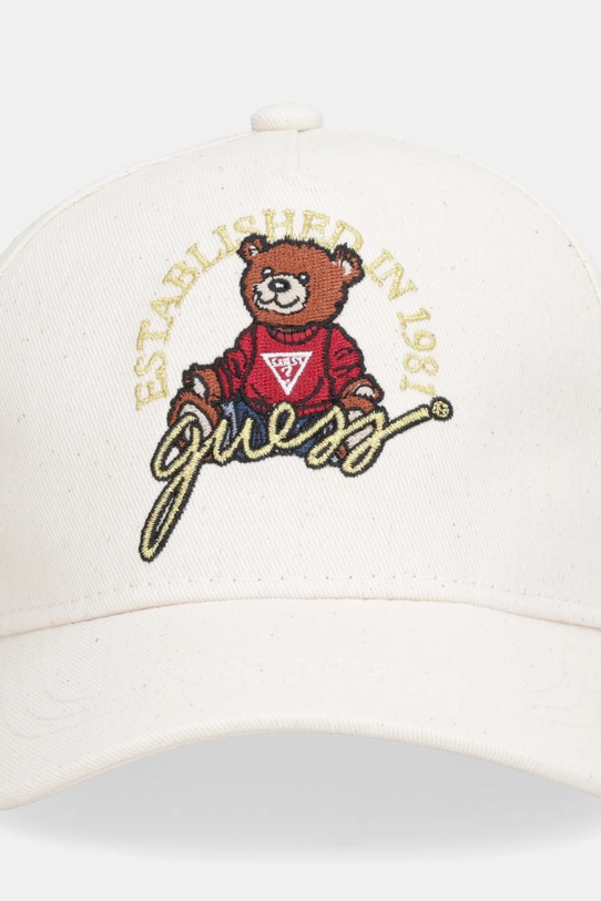 Guess czapka z daszkiem bawełniana dziecięca H5RZ09.WO08O.PPY2 beżowy SS26