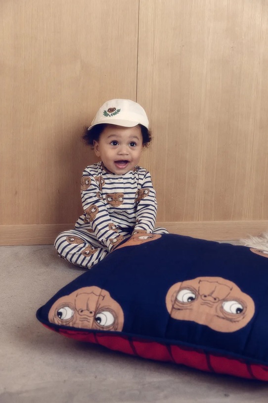 Mini Rodini czapka z daszkiem dziecięca E.T. 25865101 biały