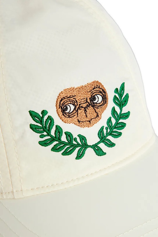 Chłopiec Mini Rodini czapka z daszkiem dziecięca E.T. 25865101 biały