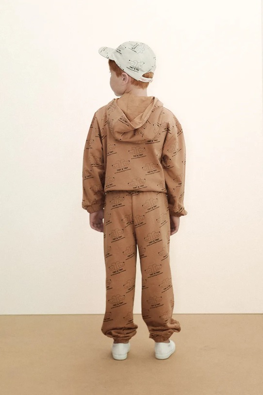 Tinycottons czapka z daszkiem dziecięca TINY & TINY CAP SS26.498 beżowy