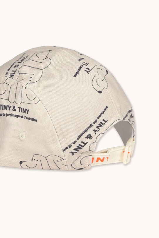 Chłopiec Tinycottons czapka z daszkiem dziecięca TINY & TINY CAP SS26.498 beżowy