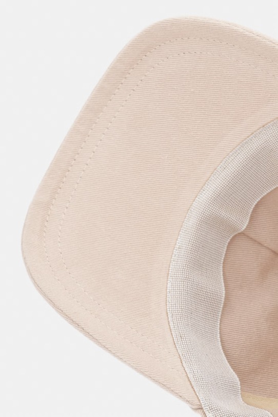 Emporio Armani czapka z daszkiem bawełniana dziecięca beżowy EB001149.AF15795