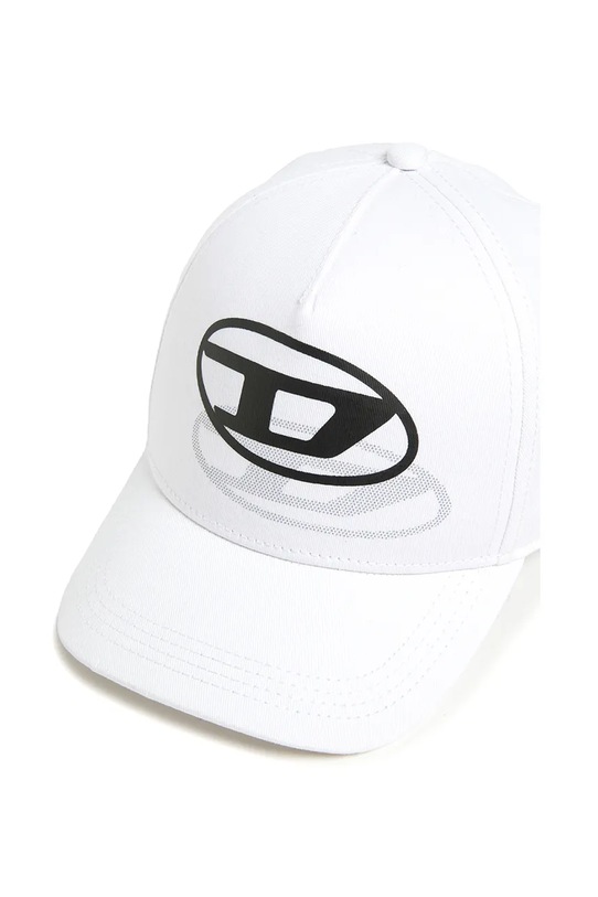 Chłopiec Diesel czapka z daszkiem bawełniana dziecięca FUPIR HAT J02708.KXA77 biały