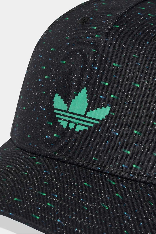 Otroška bombažna bejzbolska kapa adidas Originals MINECRAFT črna KE4811