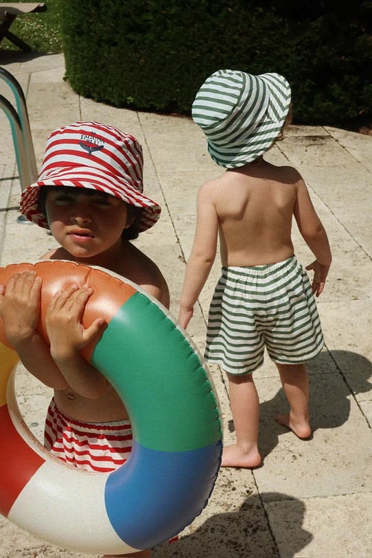 Παιδικό καπέλο Konges Sløjd ASNOU BUCKET HAT GRS KS104637.PPY2 πράσινο