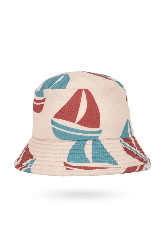 Konges Sløjd kapelusz dziecięcy SEER ASNOU BUCKET HAT GRS KS105072.PPY2 beżowy SS26