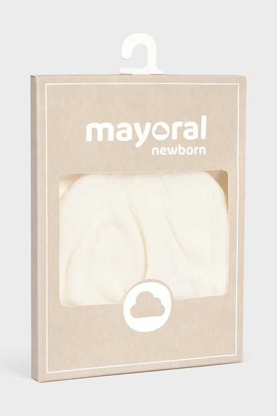 Αγορίστικα Παιδικός βαμβακερός σκούφος Mayoral Newborn 9064.1F.Newborn.PPY2 μπεζ