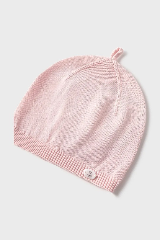 Παιδικός βαμβακερός σκούφος Mayoral Newborn 9064.1F.Newborn.PPY2 ροζ SS26