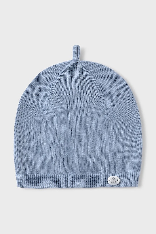 Mayoral Newborn czapka bawełniana dziecięca bawełna niebieski 9064.1F.Newborn.PPY2