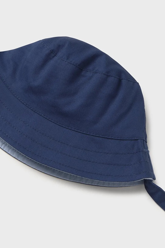 Κοριτσίστικα Αναστρέψιμο βαμβακερό παιδικό καπέλο Mayoral Newborn 9068.1N.Newborn.PPY2 μπλε