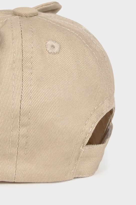 Mayoral Newborn czapka z daszkiem bawełniana dziecięca 9075.1P.Newborn.PPY2 beżowy SS26