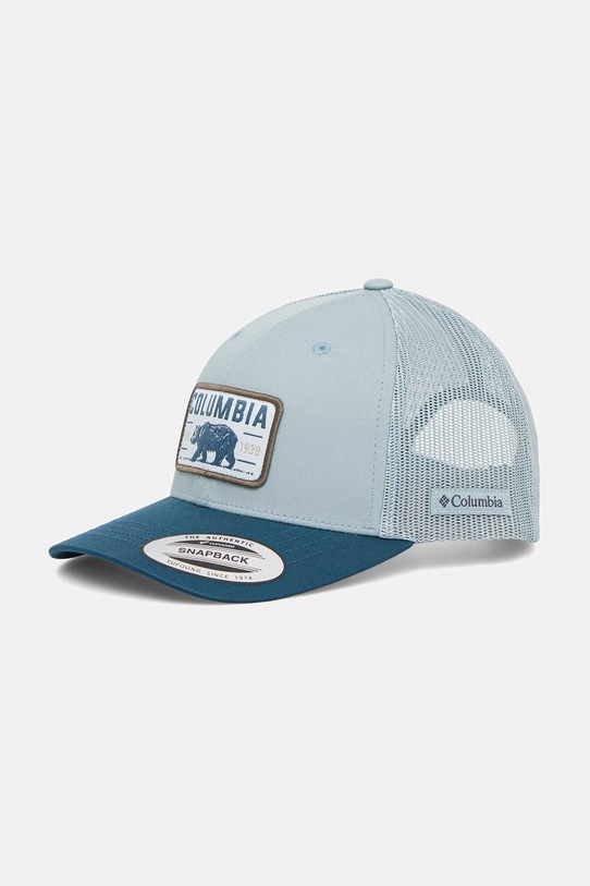 Columbia czapka z daszkiem dziecięca Columbia Youth Snap Back aplikacja turkusowy 1769681.PPY2