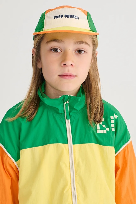 Bobo Choses czapka z daszkiem dziecięca pozostałe pomarańczowy 126AI016