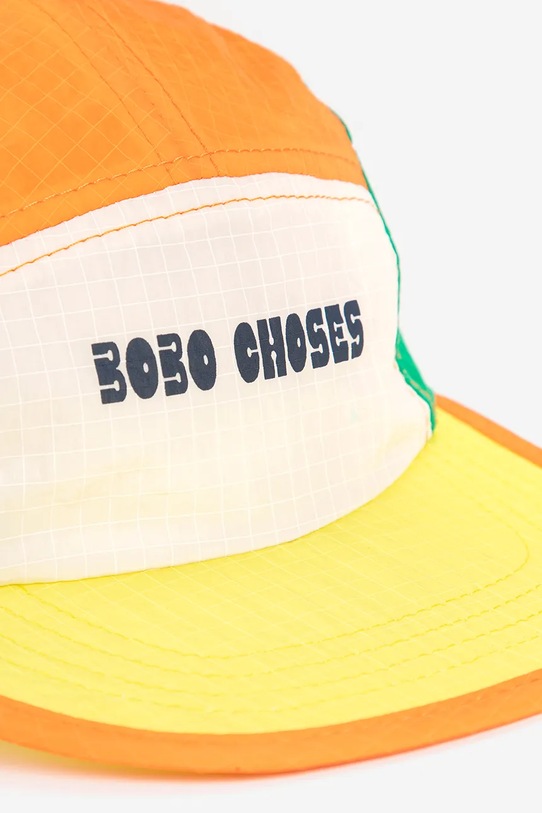 Bobo Choses czapka z daszkiem dziecięca 126AI016 pomarańczowy