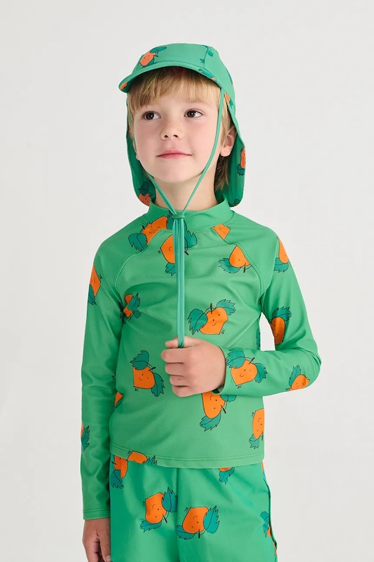 Bobo Choses czapka z daszkiem dziecięca Curious Turnip 126AI018 turkusowy