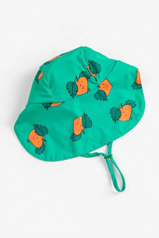 Bobo Choses czapka z daszkiem dziecięca Curious Turnip turkusowy 126AI018