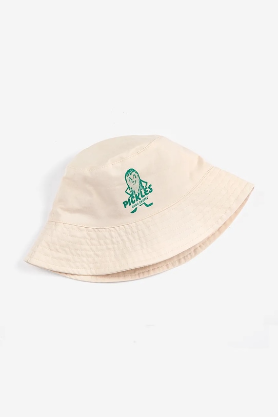 Bobo Choses cappello in cotone bambino/a Pickles 126AI019 beige SS26