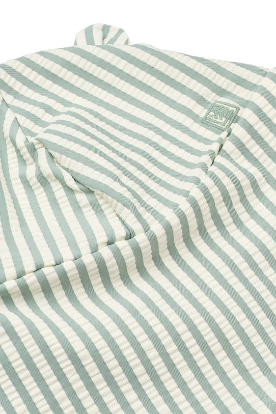 Chłopiec Liewood czapka z daszkiem dziecięca Senia Seersucker Sun Hat With Ears LW17681.PPY2 zielony