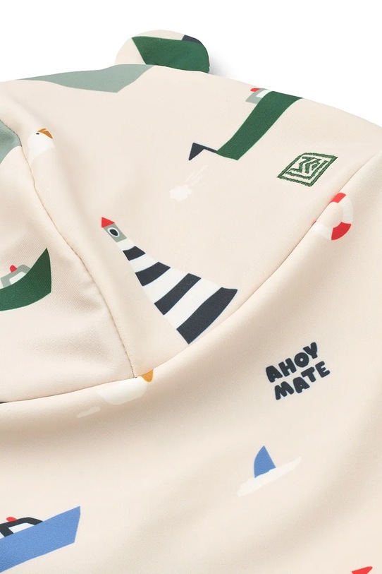 Chłopiec Liewood czapka z daszkiem dziecięca Senia Sun Hat With Ears LW17682.PPY2 beżowy