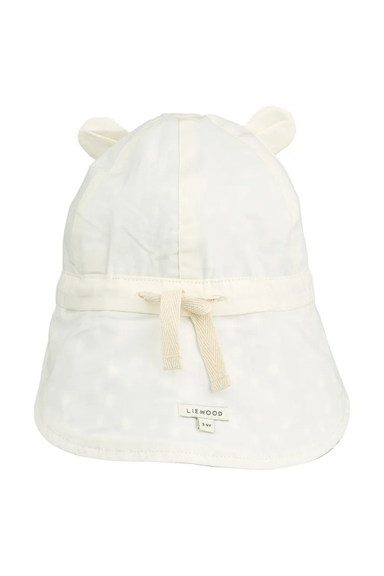 Liewood czapka z daszkiem bawełniana dziecięca Gorm Reversible Sun Hat With Ears LW17698.PPY2 fioletowy SS26