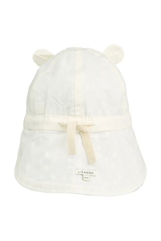 Dětská bavlněná kšiltovka Liewood Gorm Reversible Sun Hat With Ears LW17698.PPY2 fialová SS26