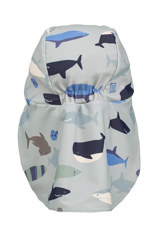 Liewood czapka z daszkiem dziecięca Cecilia Swim Hat LW19880.PPY2 niebieski SS26