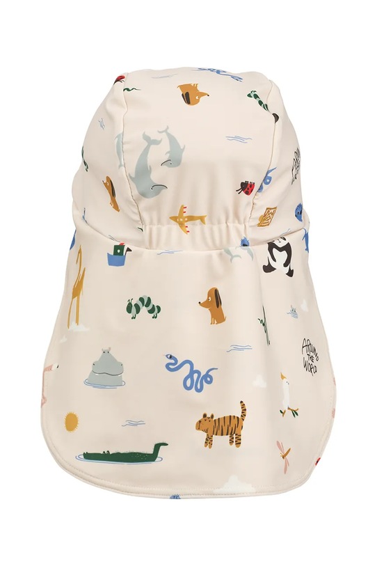 Liewood czapka z daszkiem dziecięca Cecilia Swim Hat LW19880.PPY2 beżowy SS26