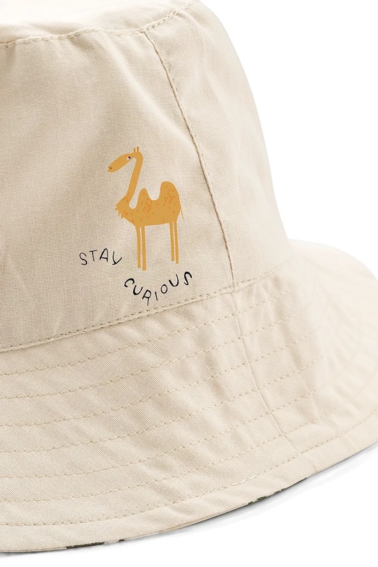 Chłopiec Liewood kapelusz dwustronny dziecięcy Damon Reversible Bucket Hat LW19911.PPY2 beżowy